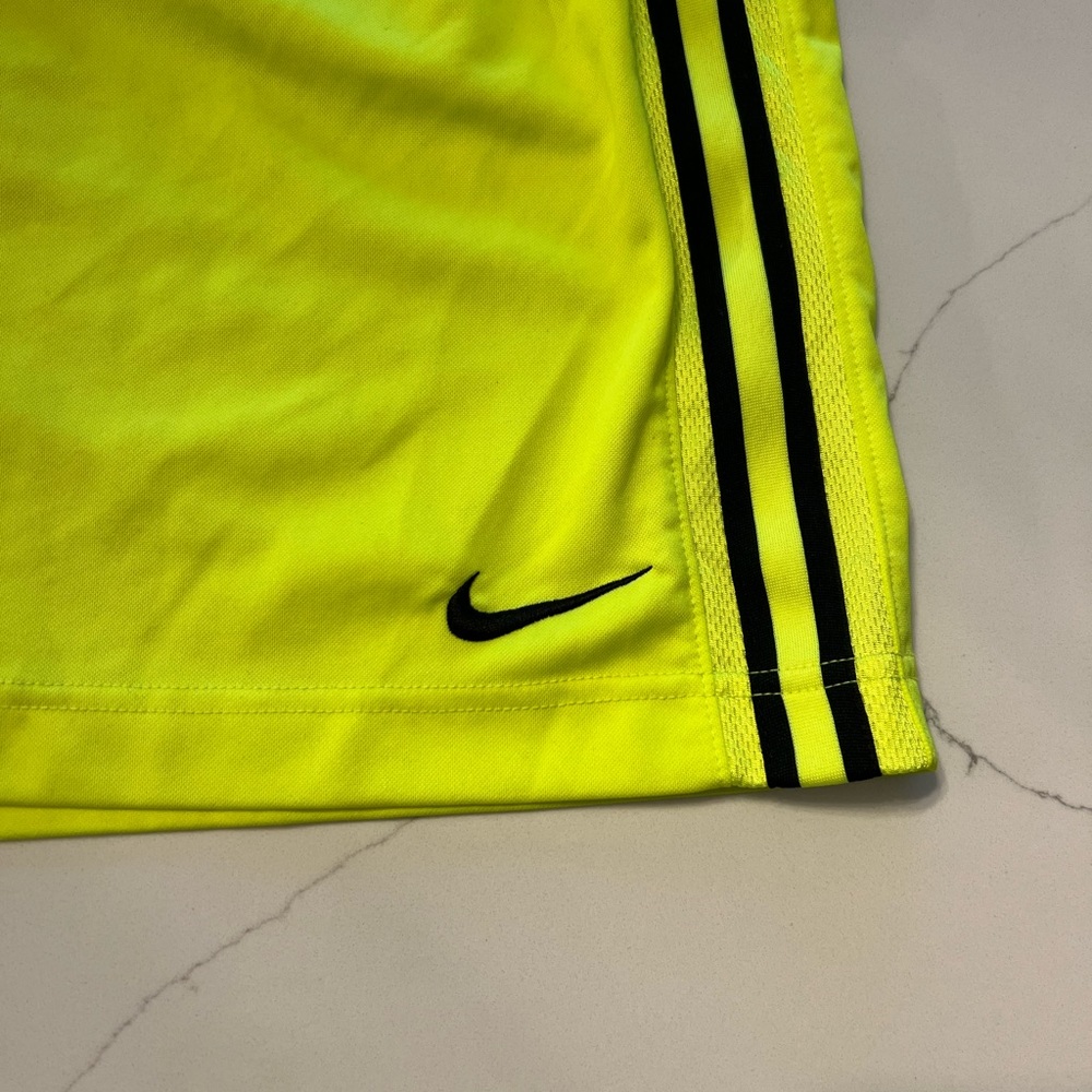 2/$30 Nike mens highlighter neon yellow XXL athletic shorts. Gym running elastic - Picture 2 of 6